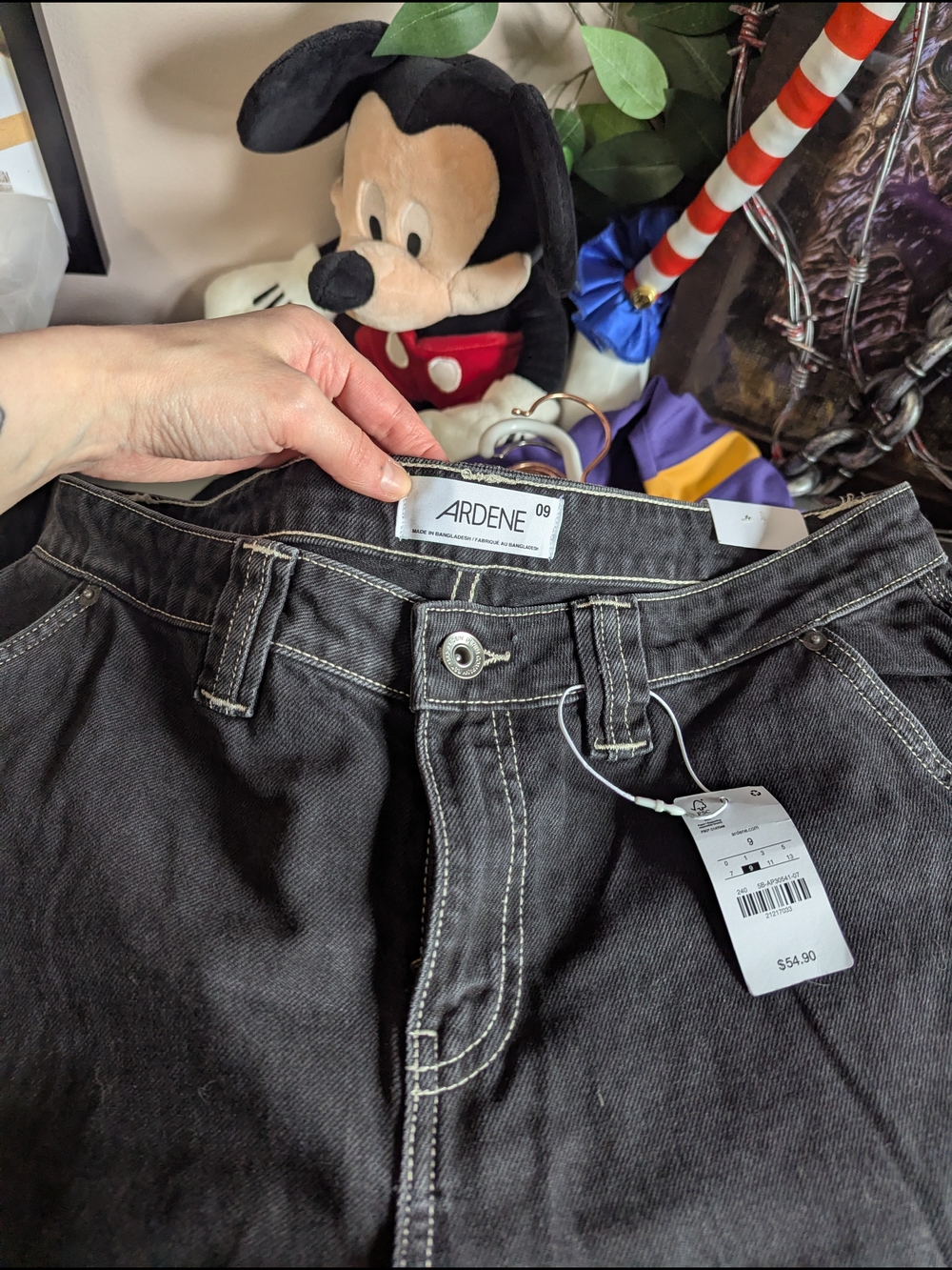 Ardene High Waist Wide Leg Jeans